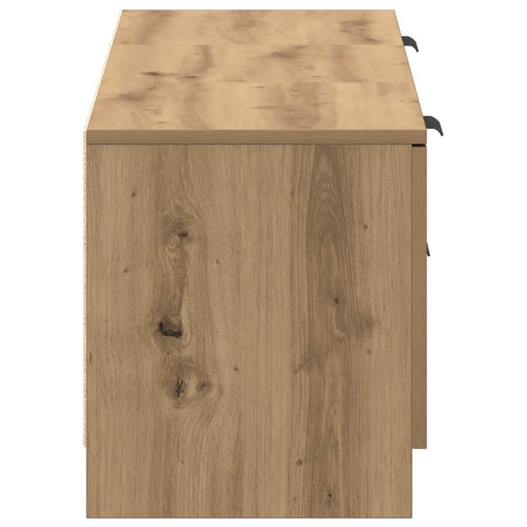 vidaXL Szafka RTV Artisan Oak 140x35x40 cm Drewno konstrukcyjne