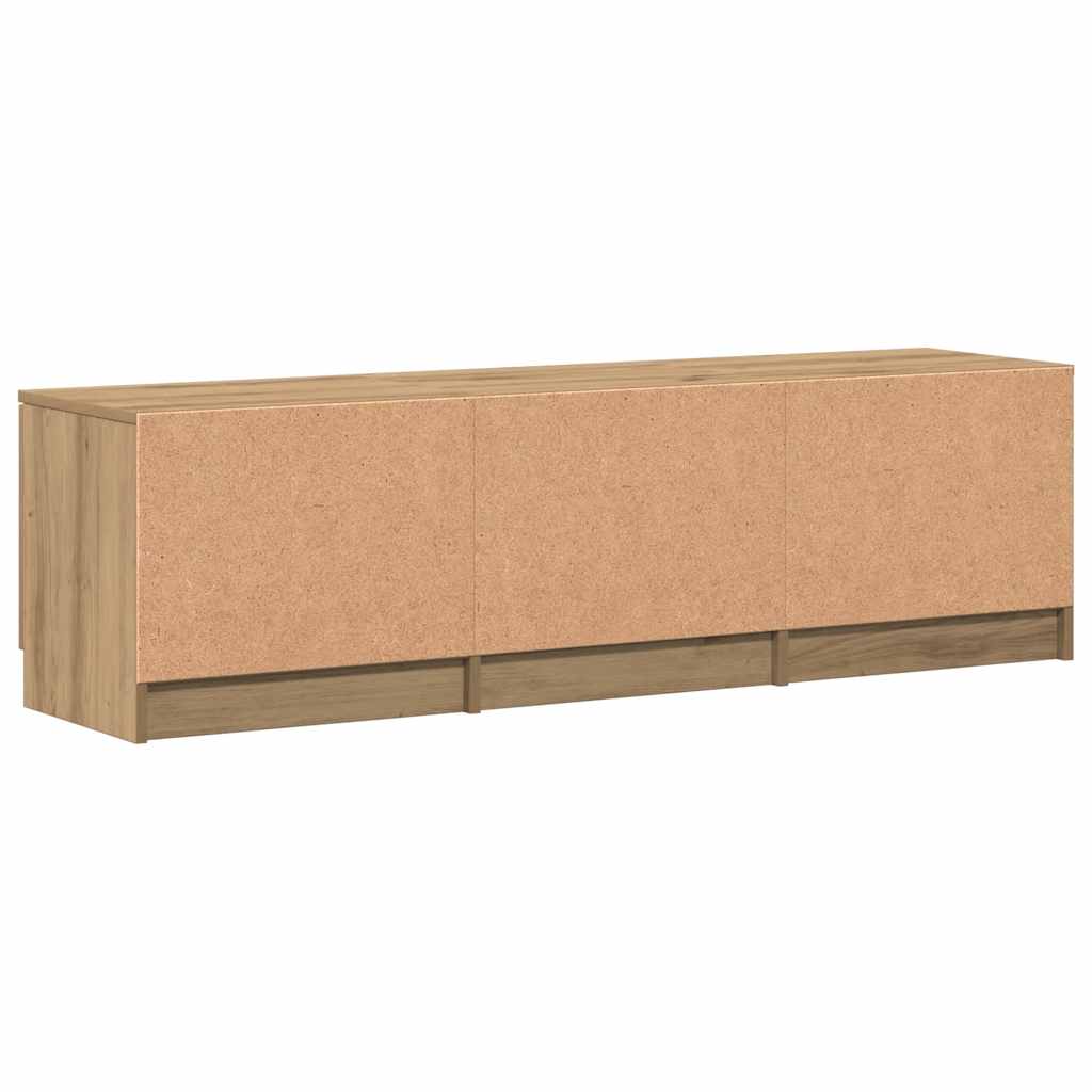 vidaXL Szafka RTV Artisan Oak 140x35x40 cm Drewno konstrukcyjne
