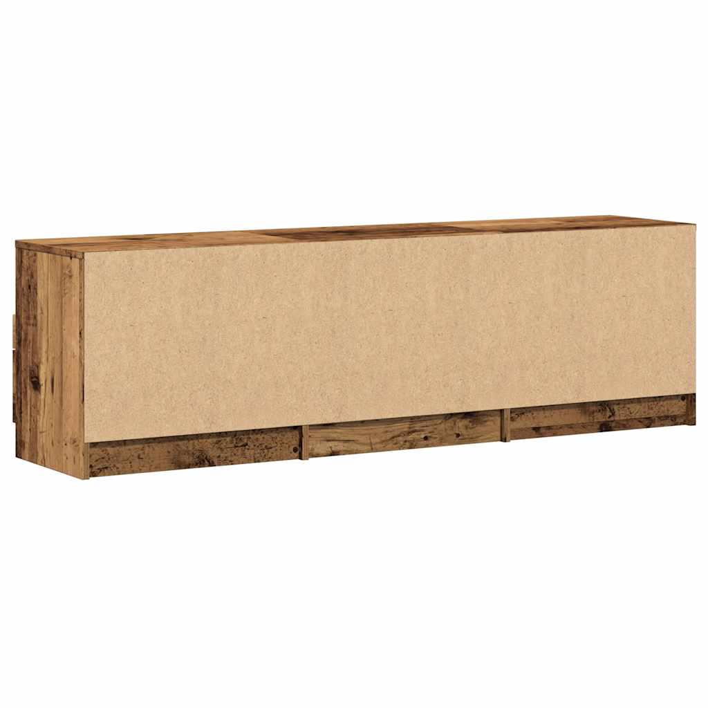 vidaXL Szafka pod telewizor, stare drewno, 150x33,5x45 cm