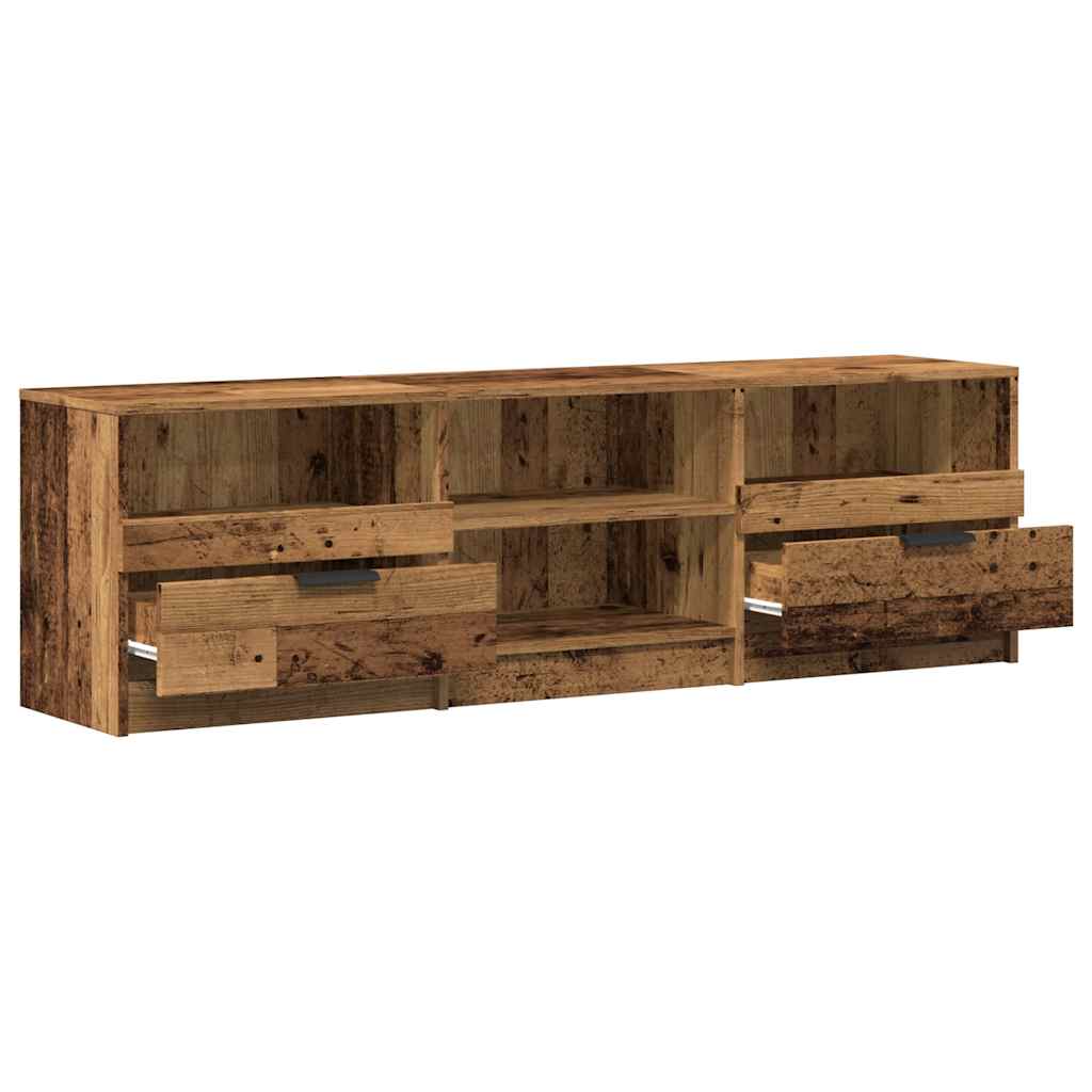 vidaXL Szafka pod telewizor, stare drewno, 150x33,5x45 cm