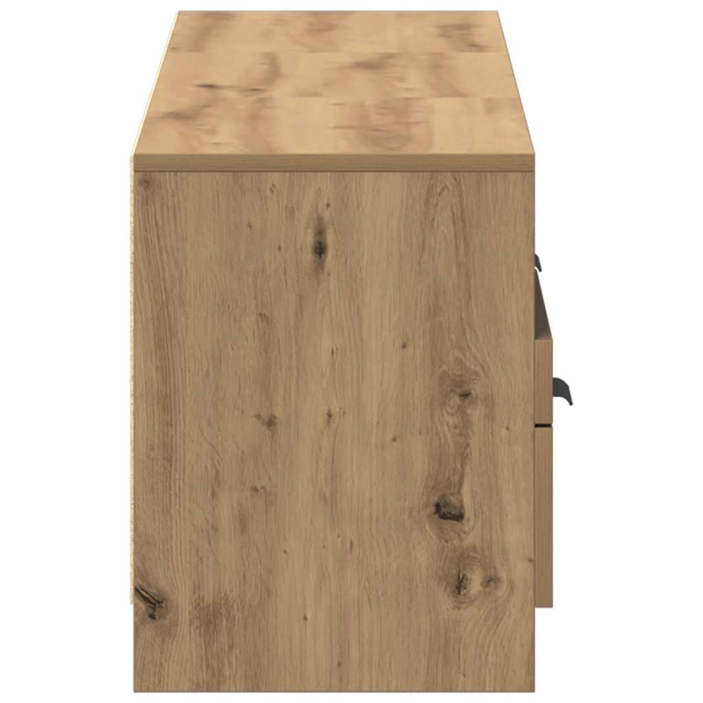 vidaXL Szafka pod telewizor, dab artisan, 150x33,5x45 cm