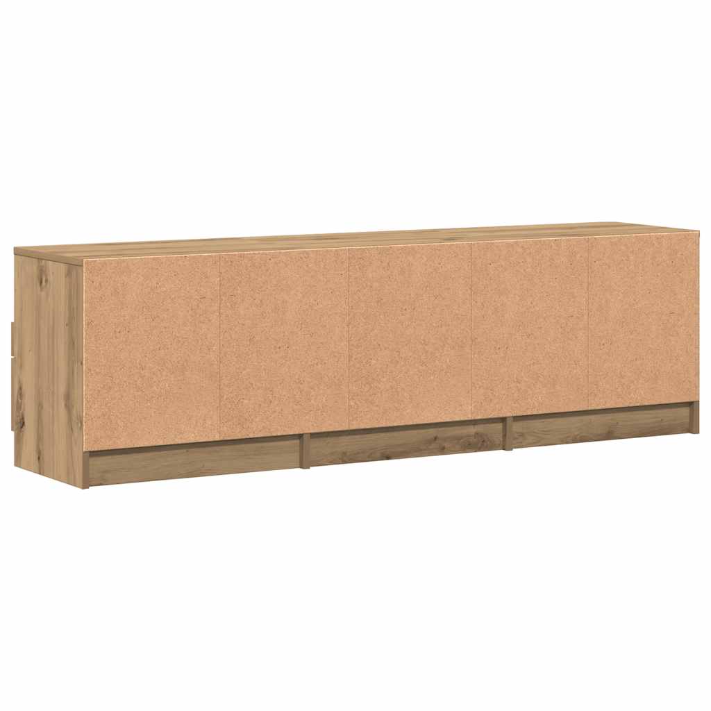 vidaXL Szafka pod telewizor, dab artisan, 150x33,5x45 cm
