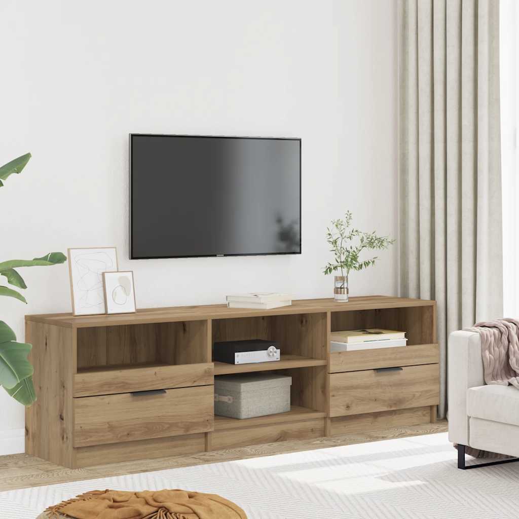 vidaXL Szafka pod telewizor, dab artisan, 150x33,5x45 cm