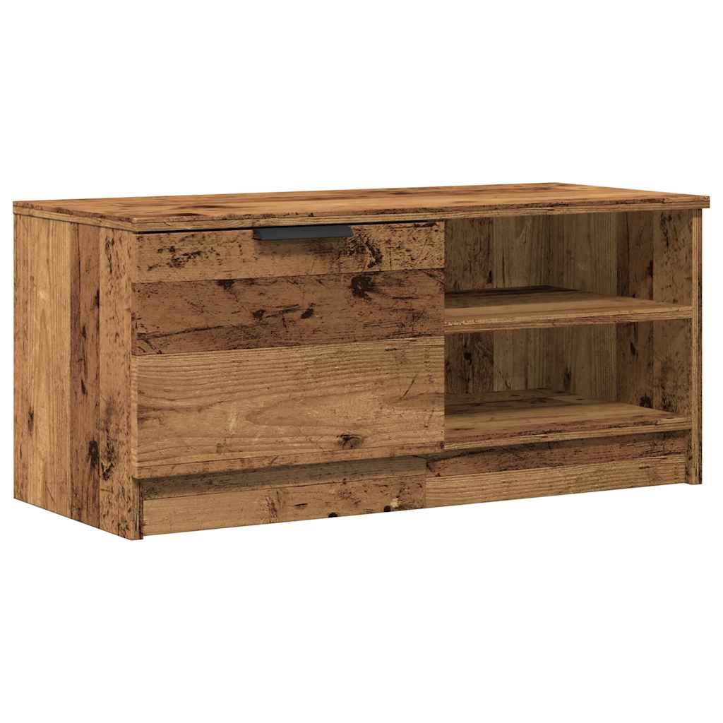 vidaXL Szafka pod TV, stare drewno, 80x35x36,5 cm