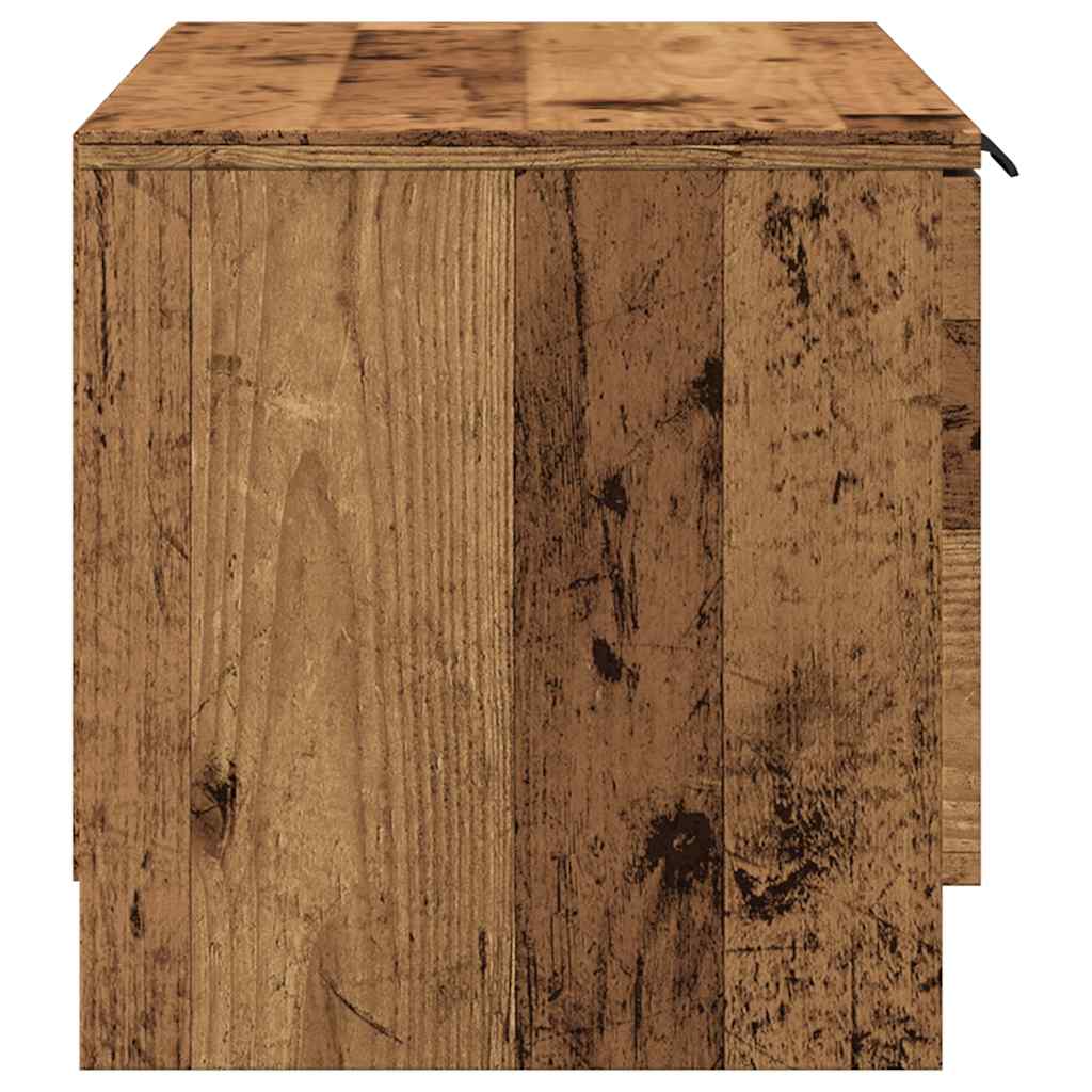 vidaXL Szafki pod TV, 2 szt., stare drewno, 80x35x36,5 cm