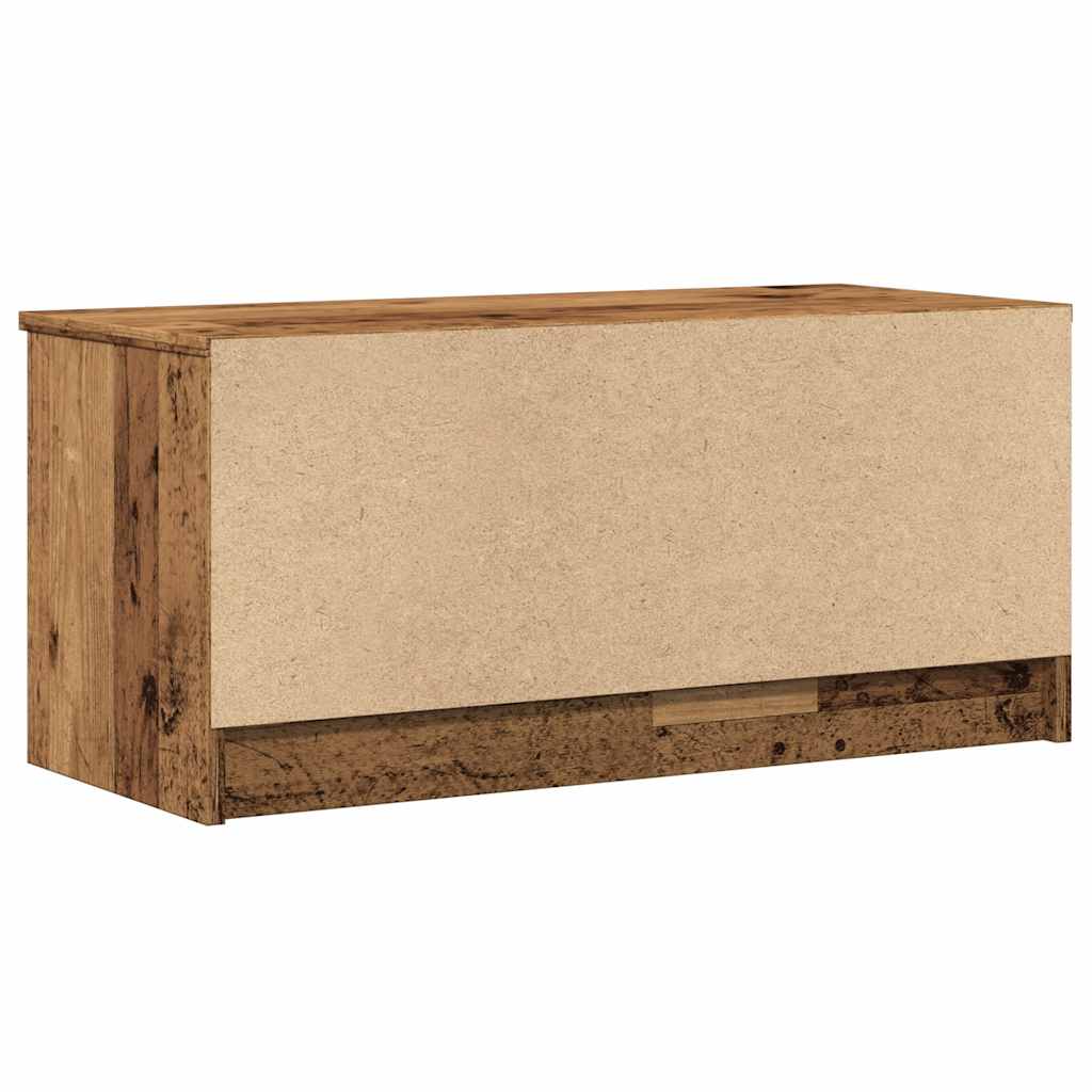 vidaXL Szafki pod TV, 2 szt., stare drewno, 80x35x36,5 cm