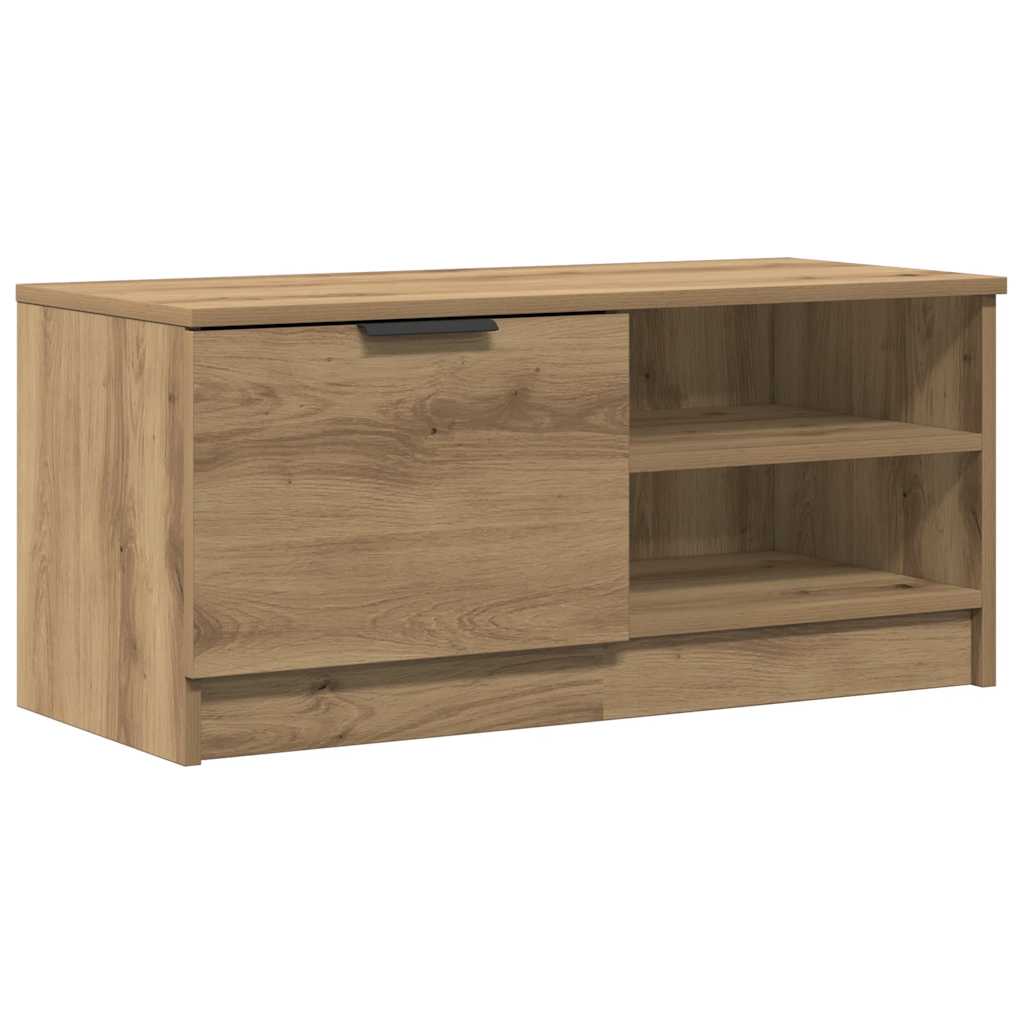 vidaXL Szafka pod TV, dąb artisan, 80x35x36,5 cm