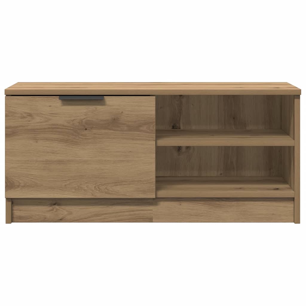 vidaXL Szafka pod TV, dąb artisan, 80x35x36,5 cm