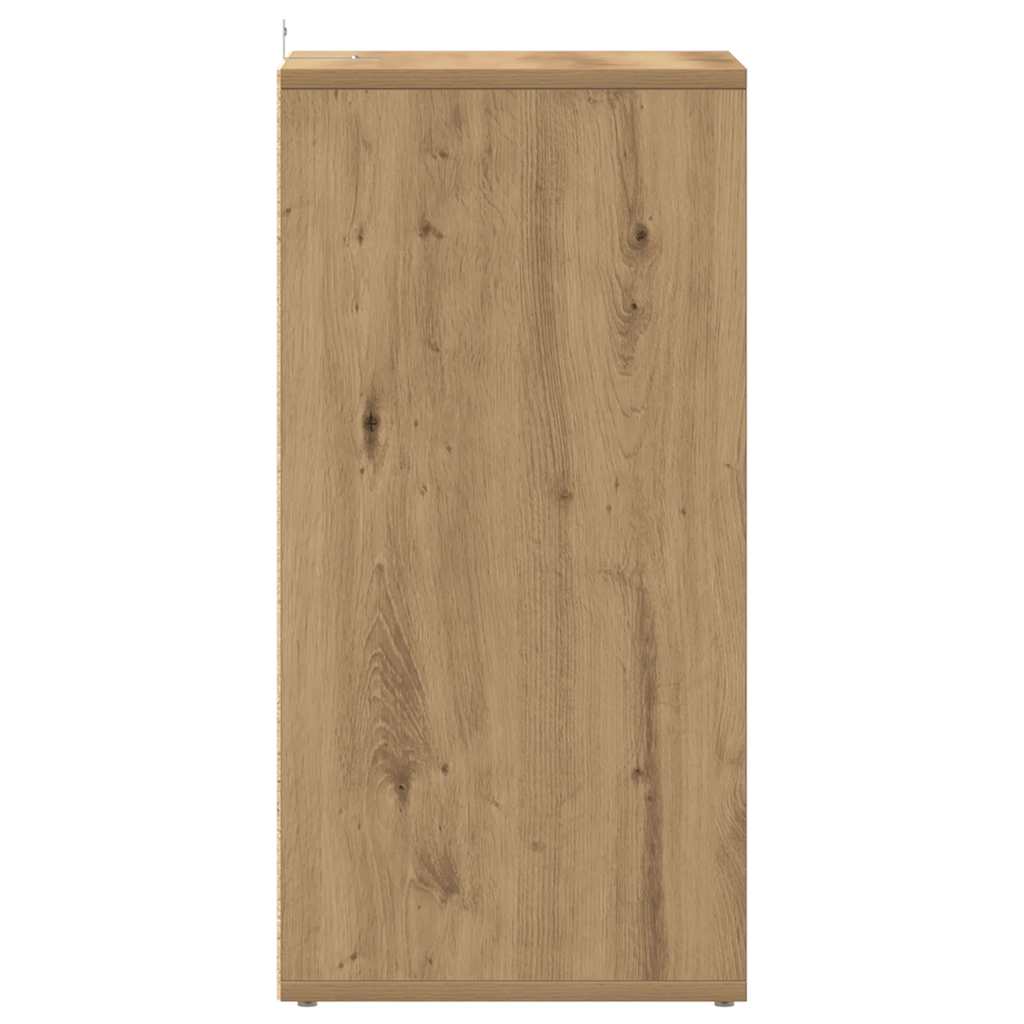 vidaXL Szafka pod TV, dąb artisan, 80x35x36,5 cm