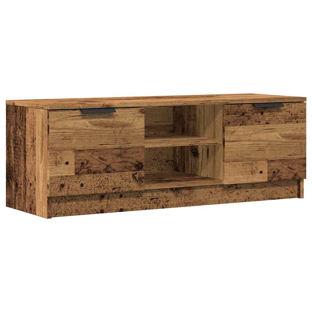 vidaXL Szafka pod telewizor, stare drewno, 102x35x36,5 cm