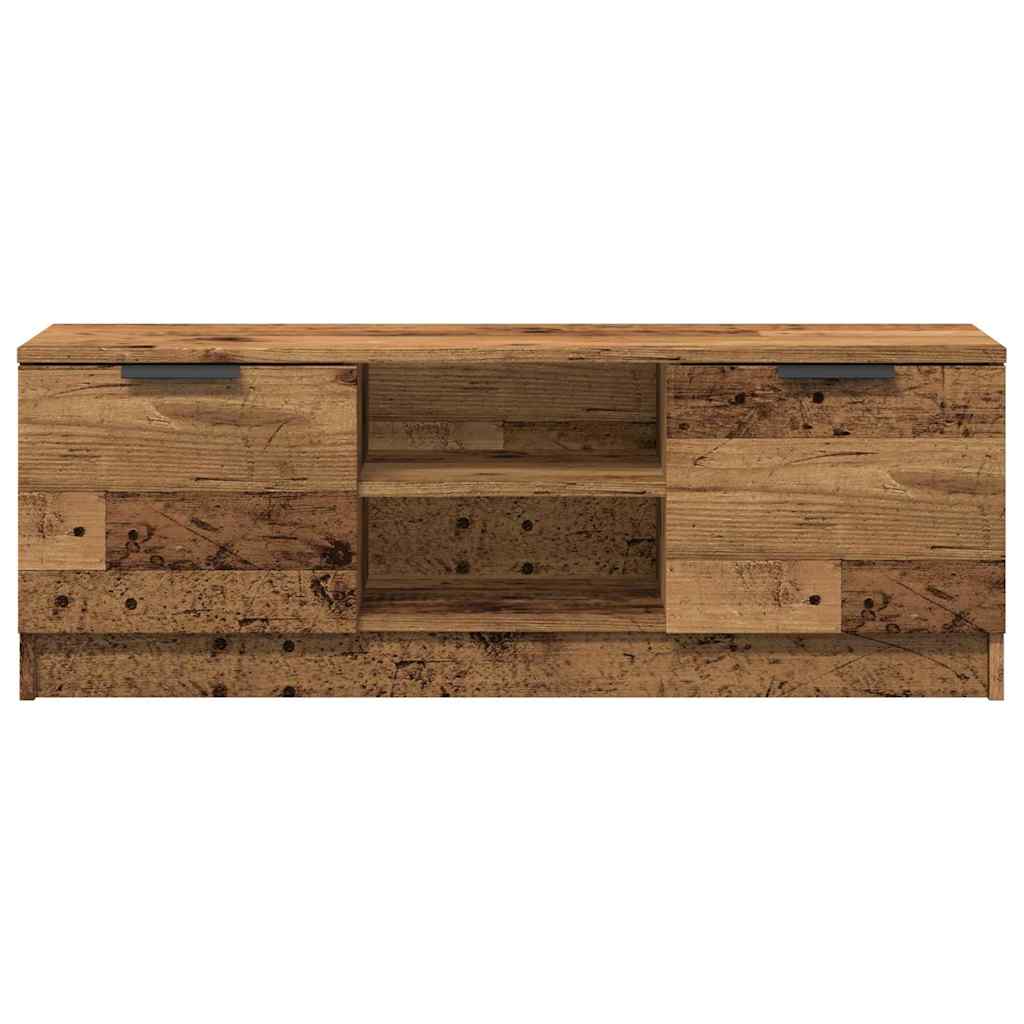 vidaXL Szafka pod telewizor, stare drewno, 102x35x36,5 cm