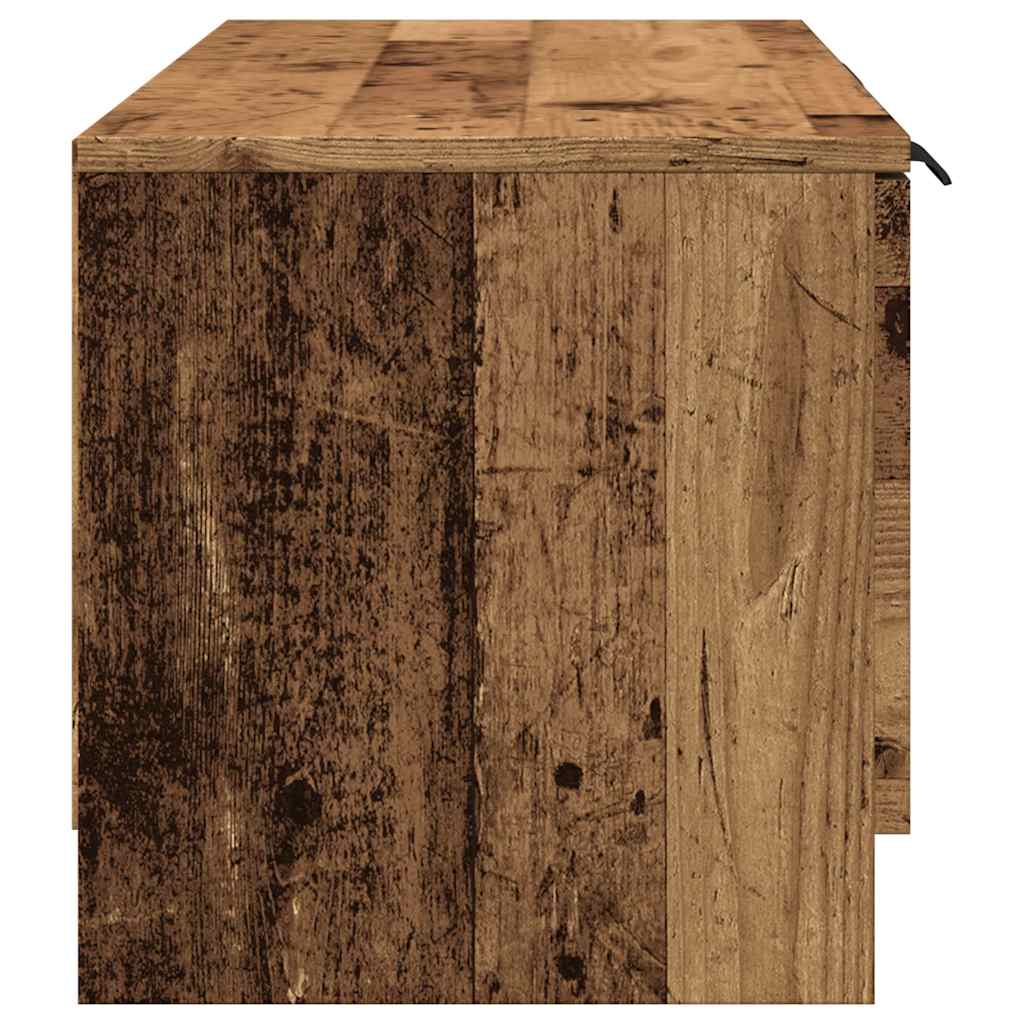 vidaXL Szafka pod telewizor, stare drewno, 102x35x36,5 cm