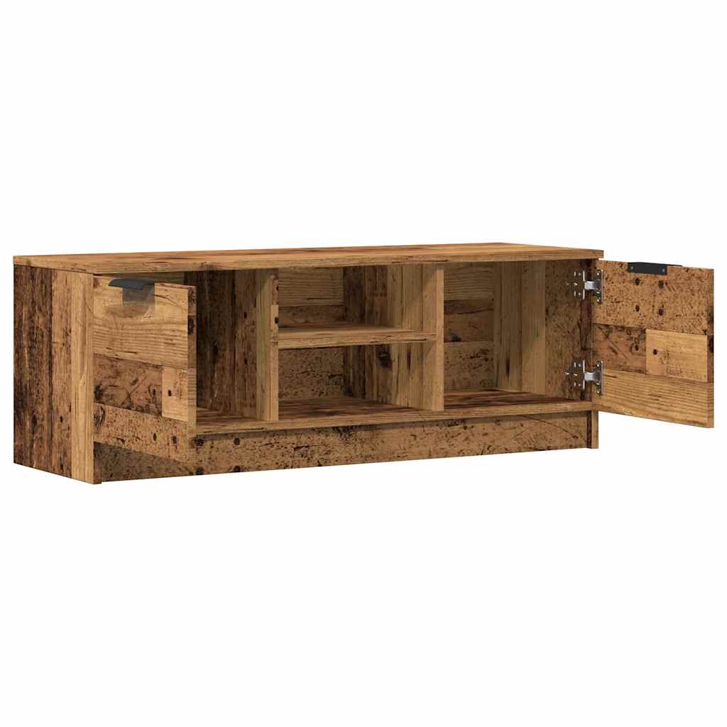 vidaXL Szafka pod telewizor, stare drewno, 102x35x36,5 cm