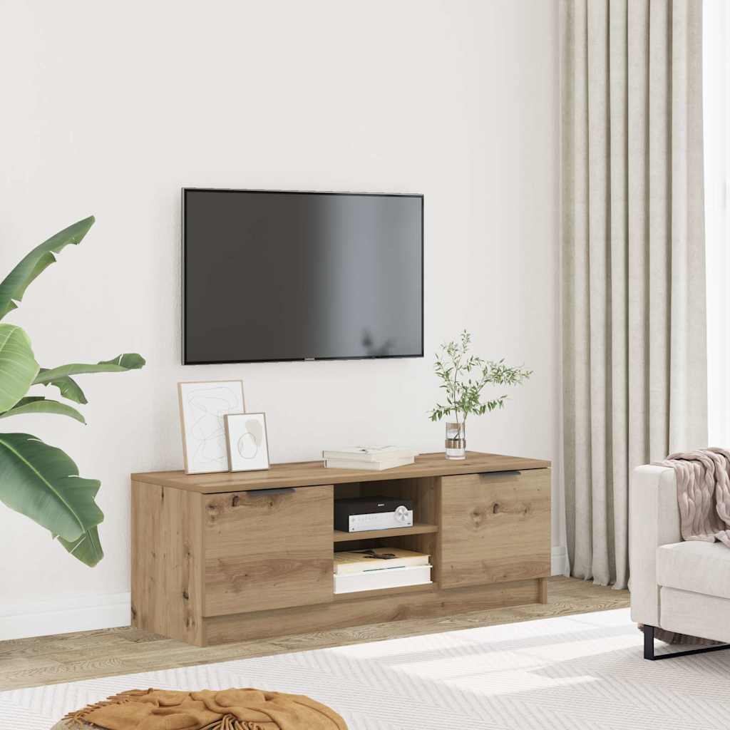 vidaXL Szafka pod telewizor, dab artisan, 102x35x36,5 cm