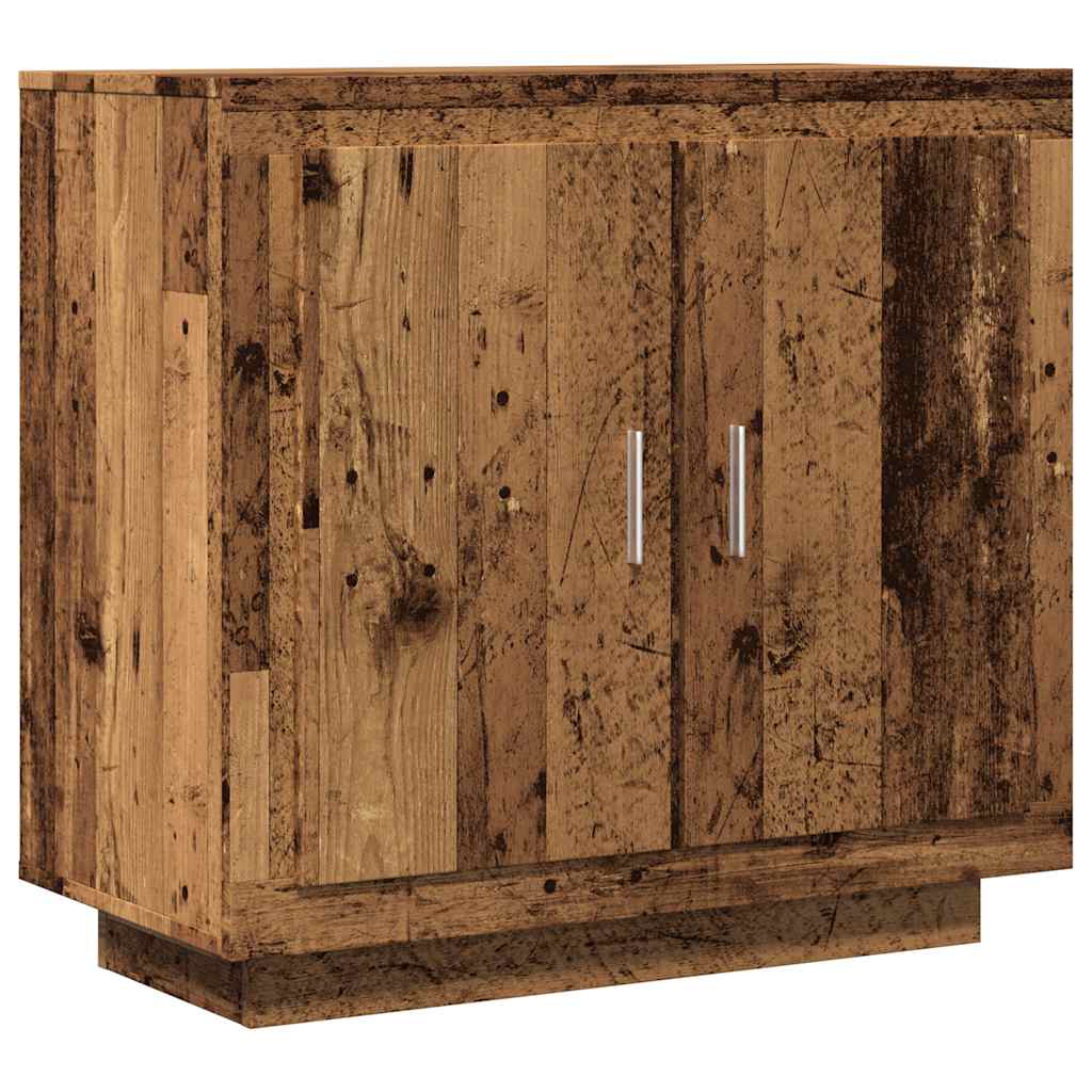 vidaXL Komoda, stare drewno, 80x40x75 cm, materiał drewnopochodny