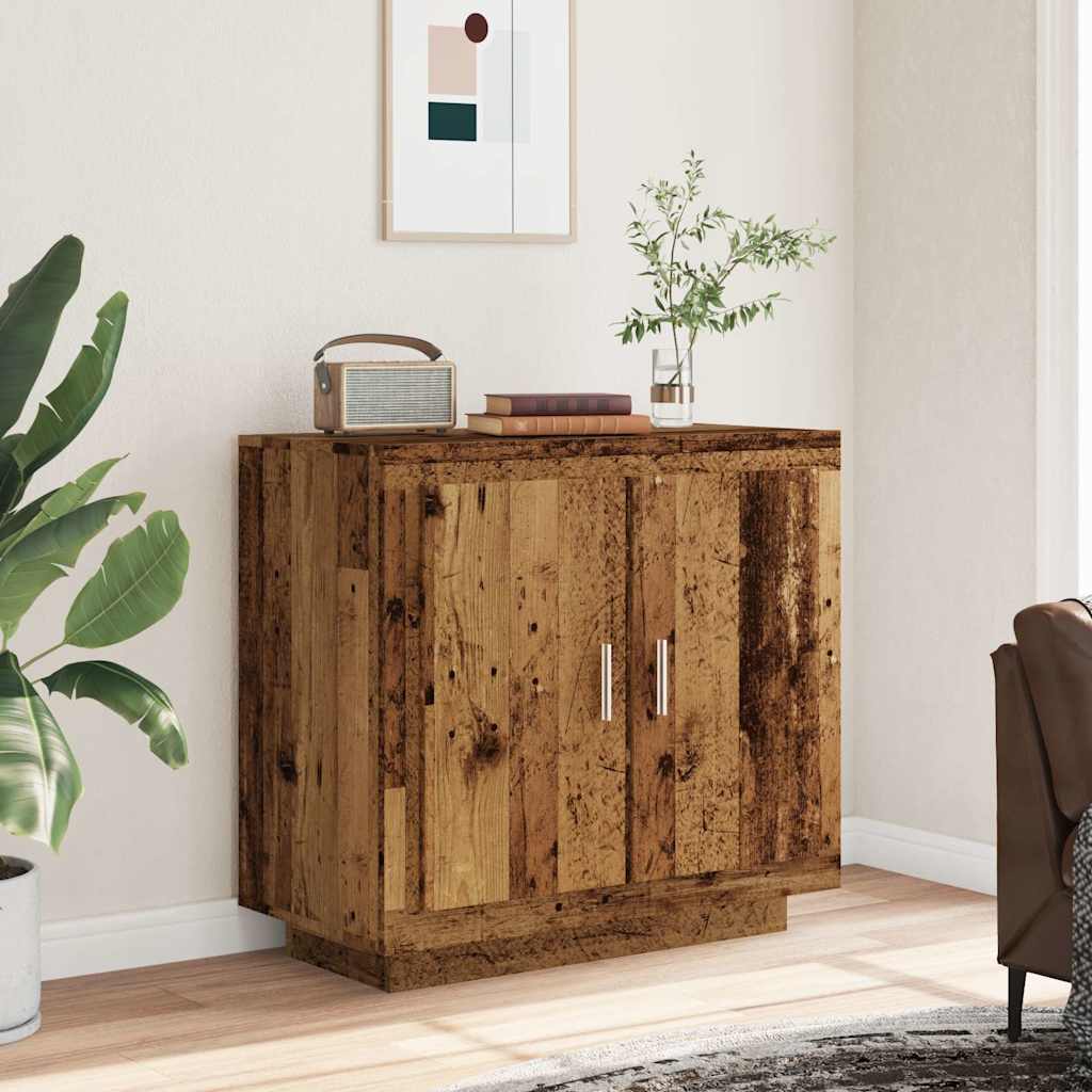 vidaXL Komoda, stare drewno, 80x40x75 cm, materiał drewnopochodny