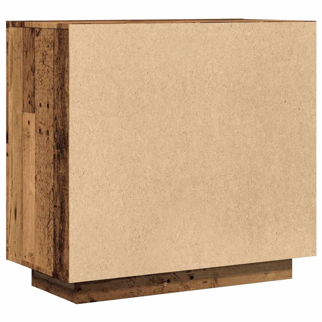 vidaXL Komoda, stare drewno, 80x40x75 cm, materiał drewnopochodny