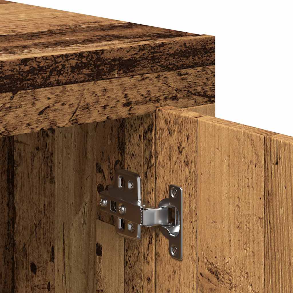 vidaXL Komoda, stare drewno, 80x40x75 cm, materiał drewnopochodny