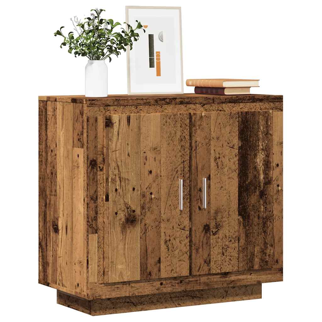 vidaXL Komoda, stare drewno, 80x40x75 cm, materiał drewnopochodny