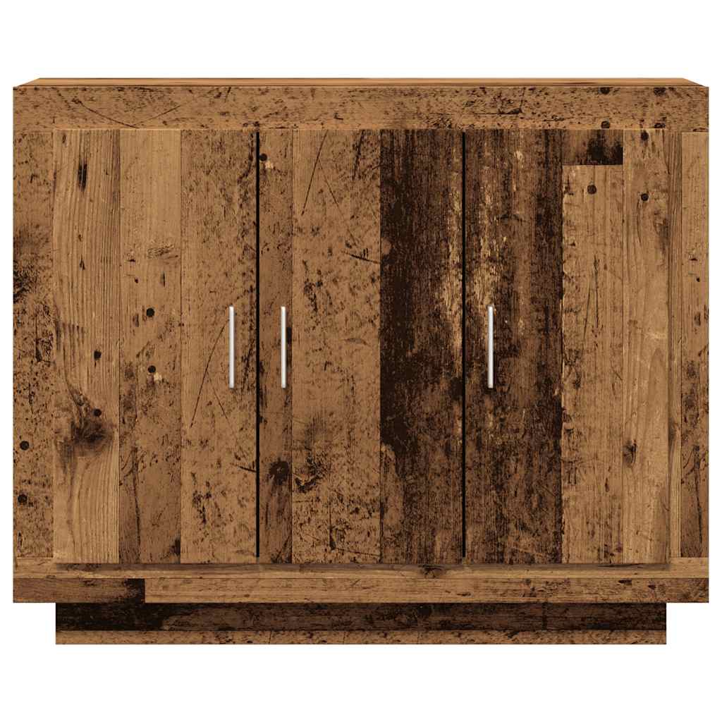vidaXL Komoda, stare drewno, 92x35x75 cm, materiał drewnopochodny