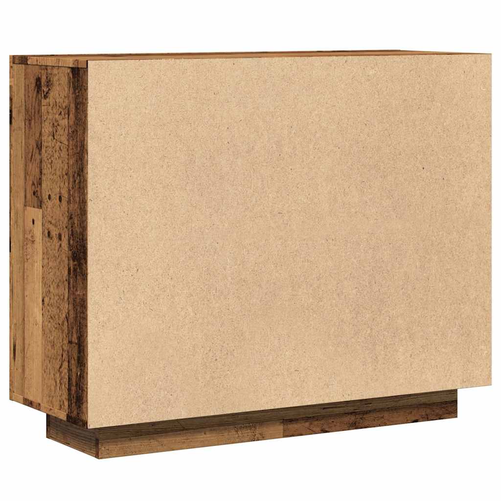 vidaXL Komoda, stare drewno, 92x35x75 cm, materiał drewnopochodny
