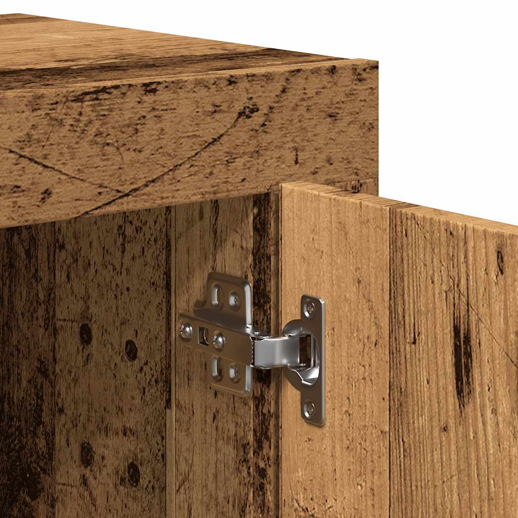 vidaXL Komoda, stare drewno, 92x35x75 cm, materiał drewnopochodny