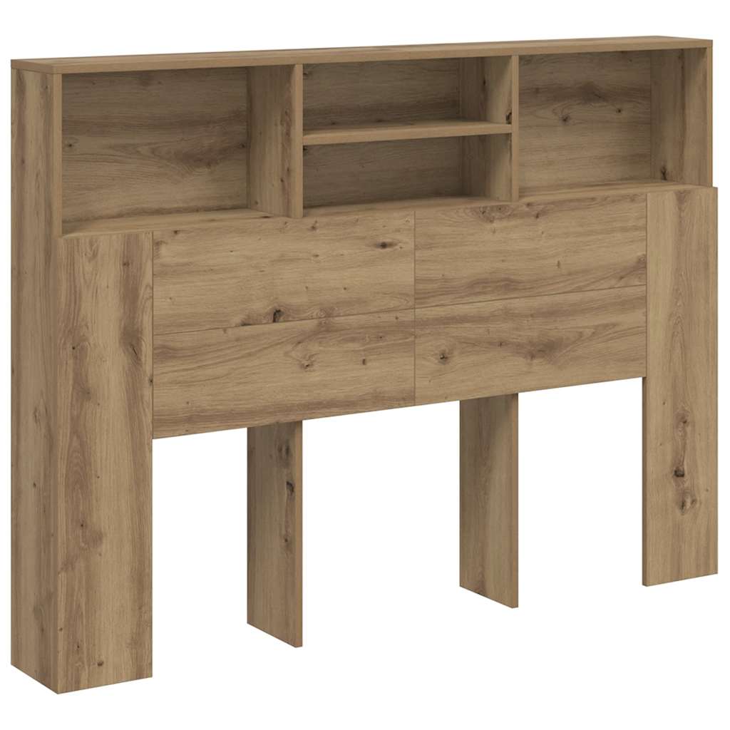 vidaXL Szafka zagłówkowa Artisan Oak 140x19x103,5 cm