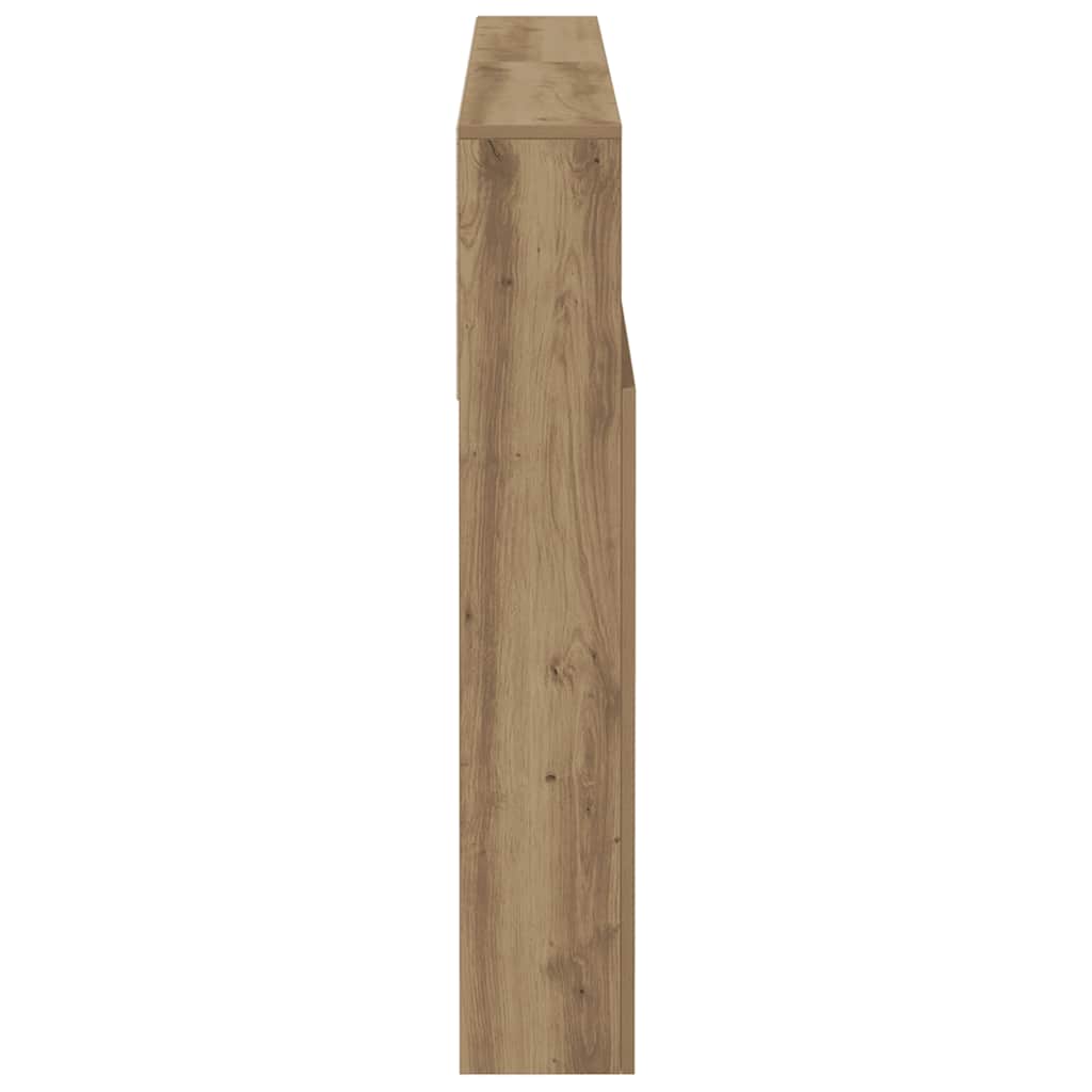 vidaXL Szafka zagłówkowa Artisan Oak 140x19x103,5 cm