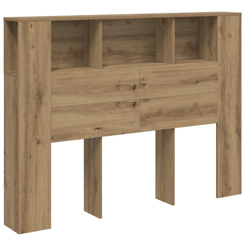 vidaXL Szafka z wezgłowiem Artisan Oak 140x18,5x102,5 cm Drewno konstrukcyjne