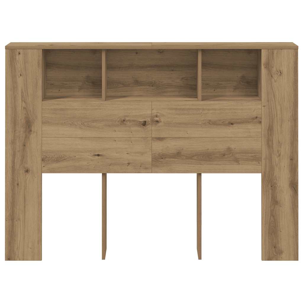 vidaXL Szafka z wezgłowiem Artisan Oak 140x18,5x102,5 cm Drewno konstrukcyjne