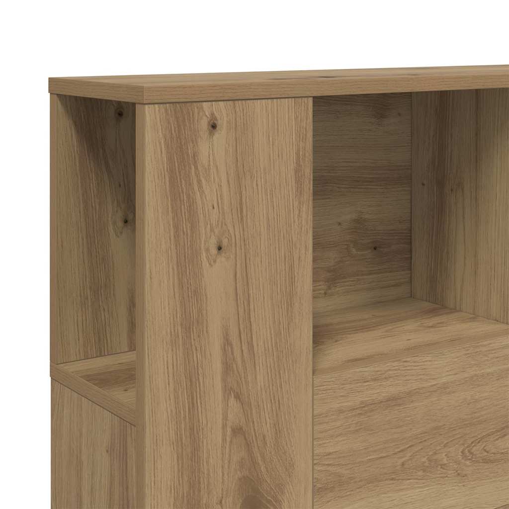 vidaXL Szafka z wezgłowiem Artisan Oak 140x18,5x102,5 cm Drewno konstrukcyjne