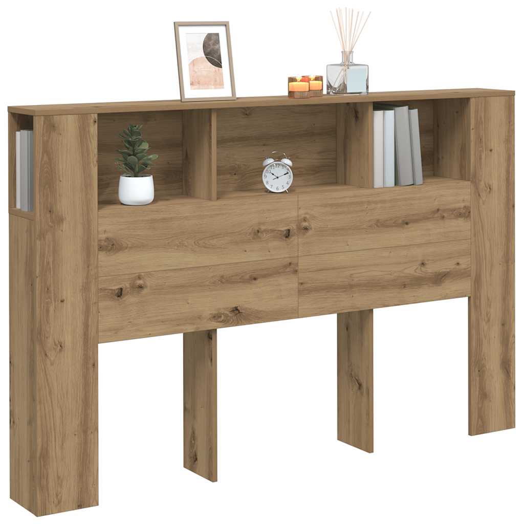 vidaXL Szafka z wezgłowiem Artisan Oak 160x18,5x103,5 cm Drewno konstrukcyjne