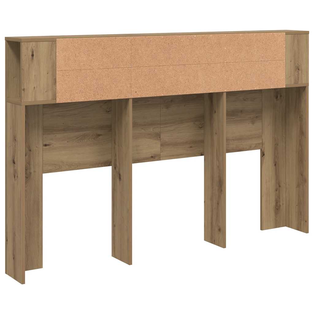 vidaXL Szafka z wezgłowiem Artisan Oak 160x18,5x103,5 cm Drewno konstrukcyjne