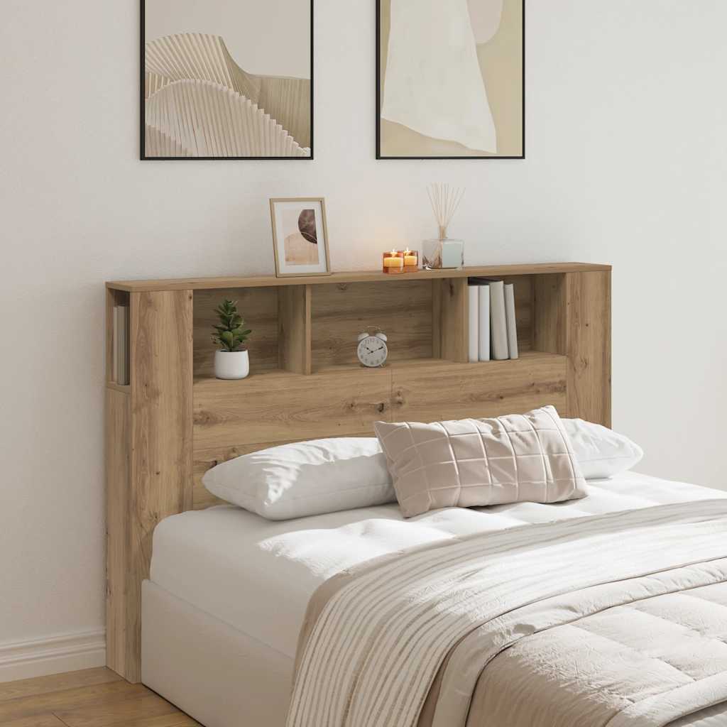 vidaXL Szafka z wezgłowiem Artisan Oak 160x18,5x103,5 cm Drewno konstrukcyjne