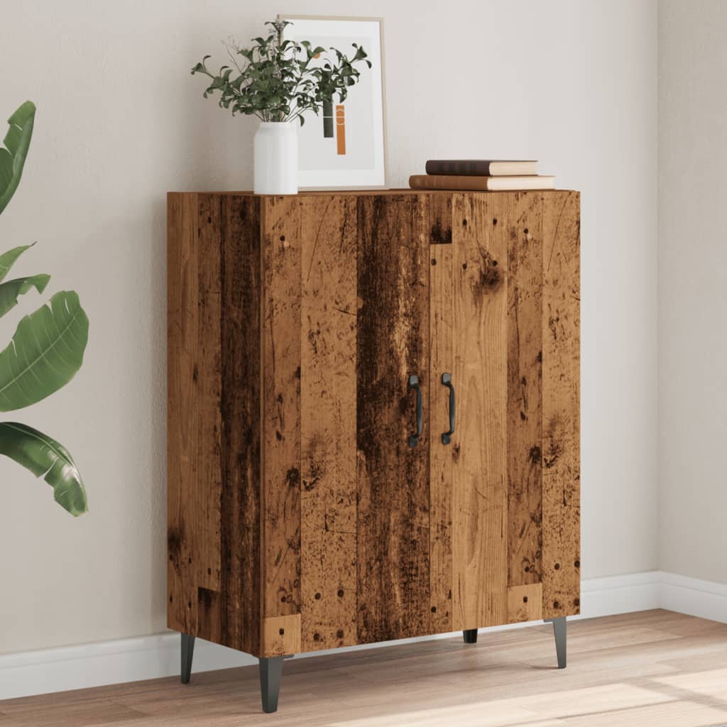 vidaXL Szafka, stare drewno, 70x34x90 cm, materiał drewnopochodny