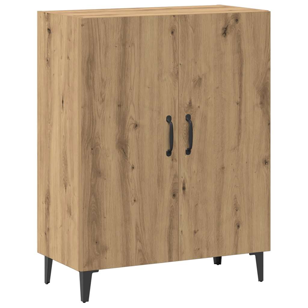 vidaXL Szafka, dąb artisan, 70x34x90 cm, materiał drewnopochodny