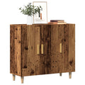 vidaXL Szafka, stare drewno, 90x34x80 cm, materiał drewnopochodny