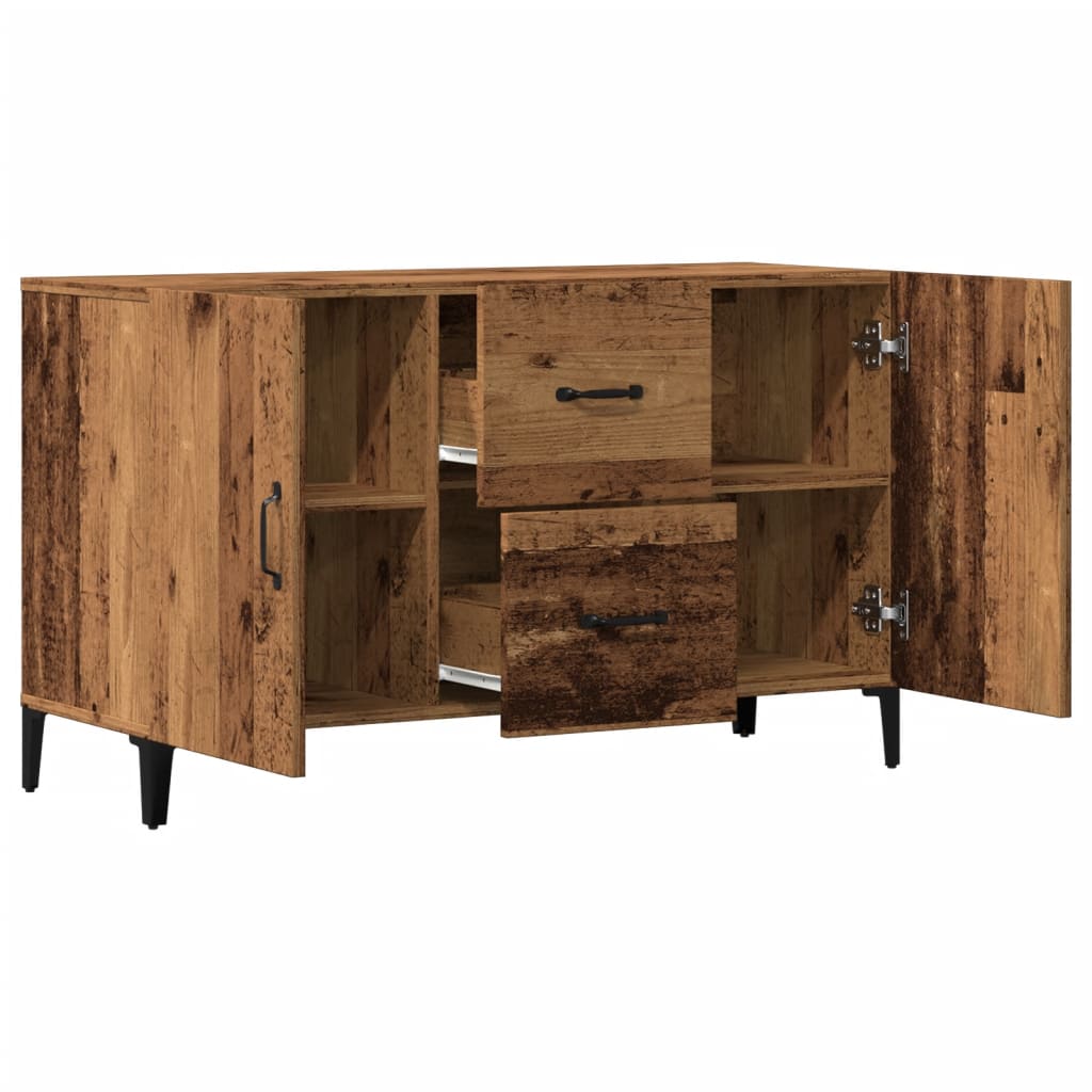 vidaXL Komoda, stare drewno, 100x36x60 cm, materiał drewnopochodny