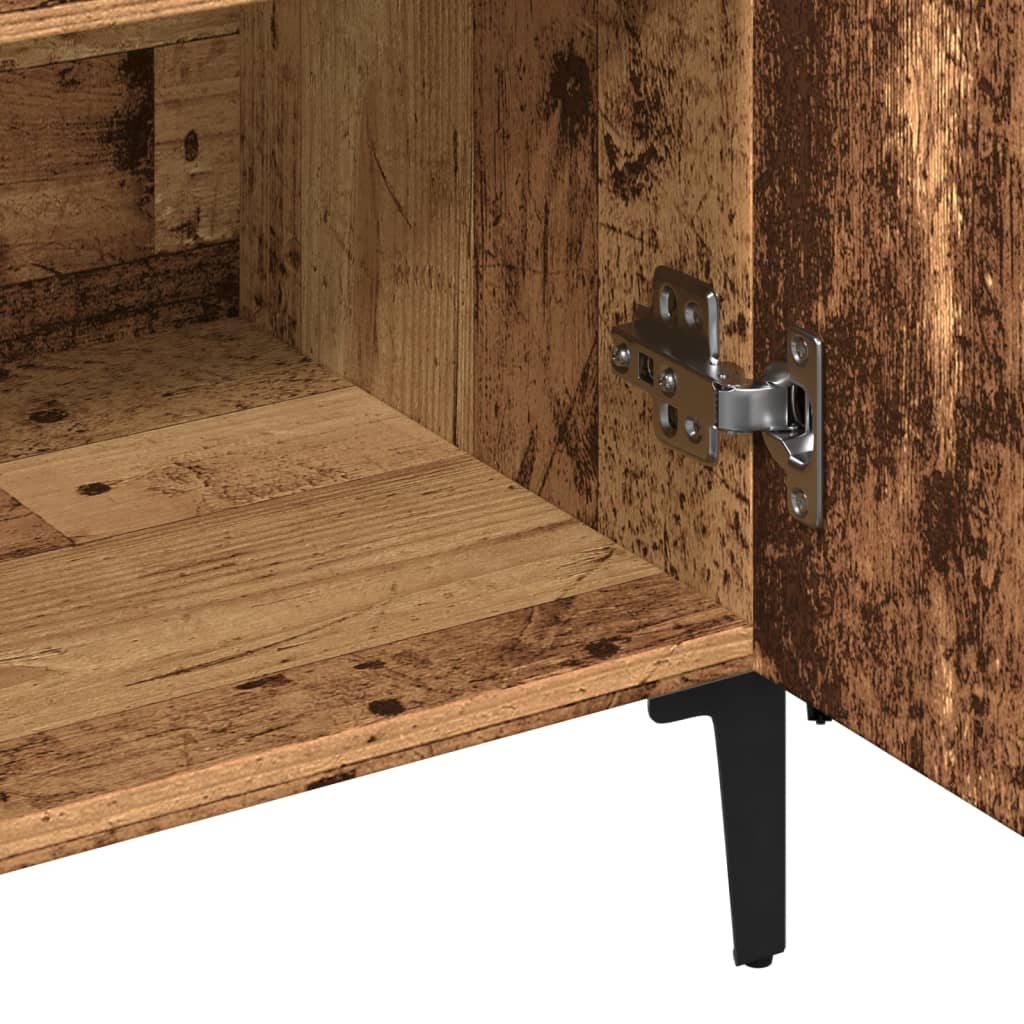 vidaXL Komoda, stare drewno, 100x36x60 cm, materiał drewnopochodny