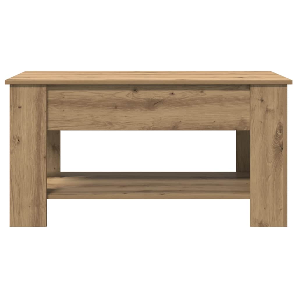 vidaXL Stolik kawowy Artisan Oak 101x49x52 cm Drewno klejone