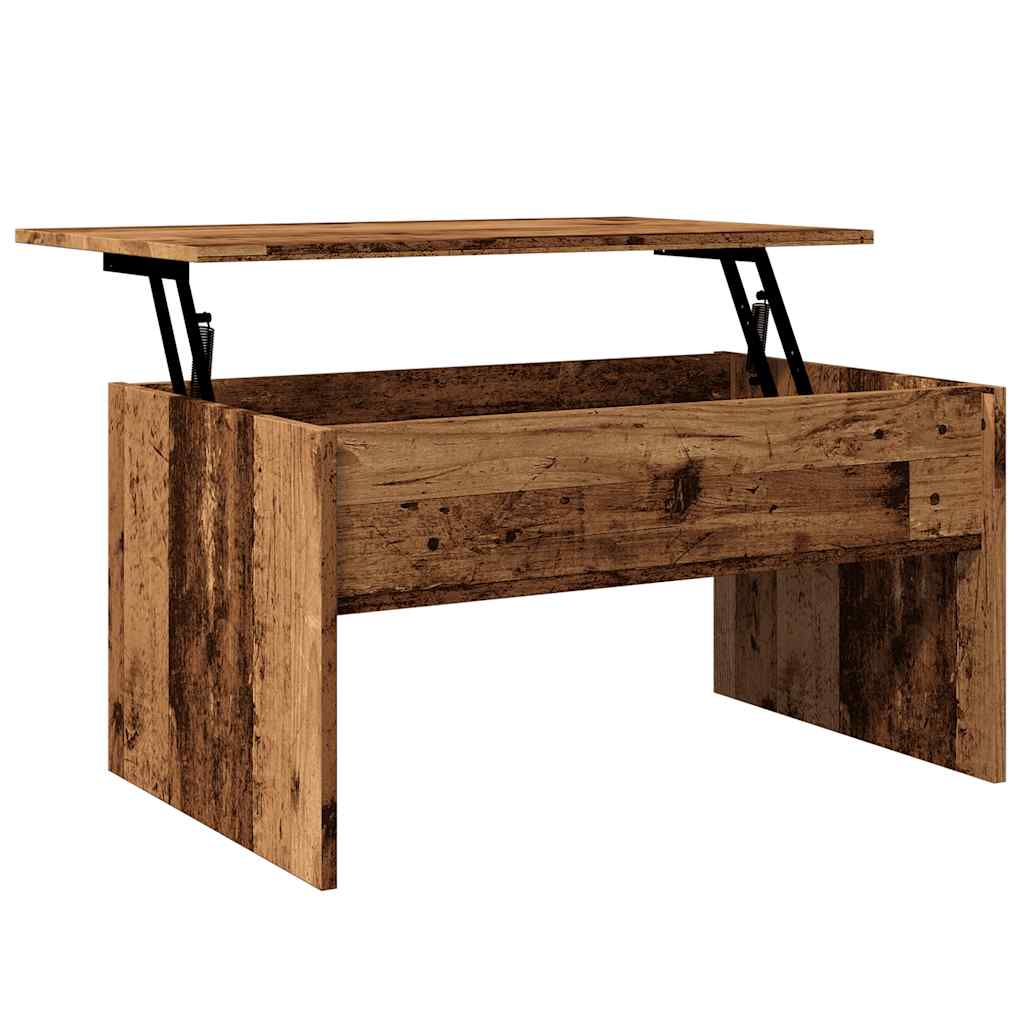 vidaXL Stolik kawowy, stare drewno, 80x50,5x41,5 cm
