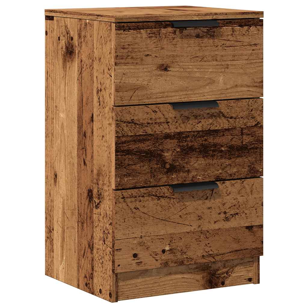 vidaXL Szafka nocna, stare drewno, 40x36x65cm, materiał drewnopochodny