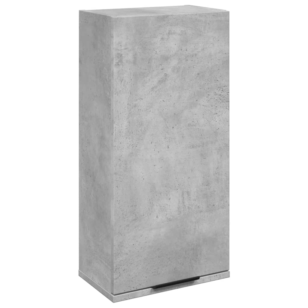 vidaXL Wisząca szafka łazienkowa, betonowa szarość, 32x20x67 cm