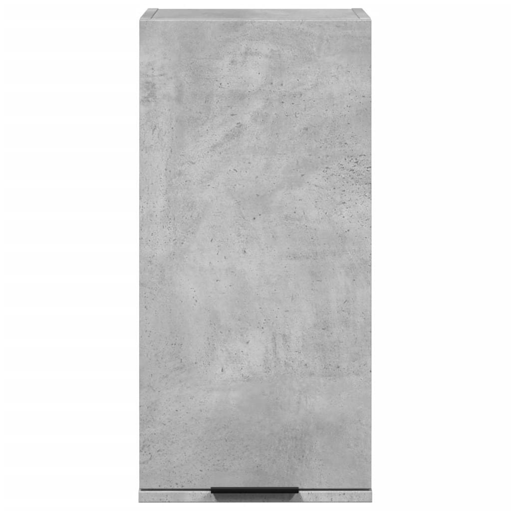 vidaXL Wisząca szafka łazienkowa, betonowa szarość, 32x20x67 cm