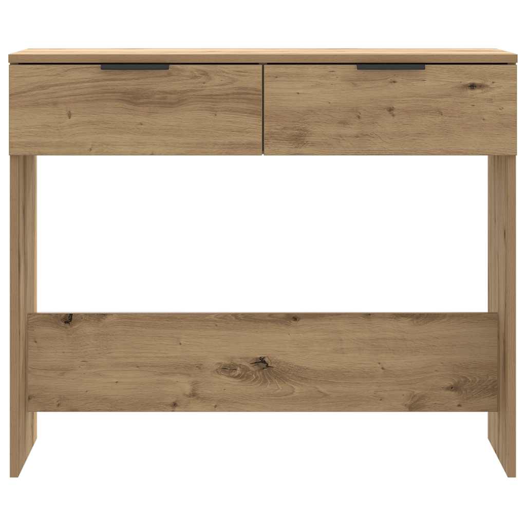 vidaXL Stolik konsolowy, dab artisan, 90x36x75 cm