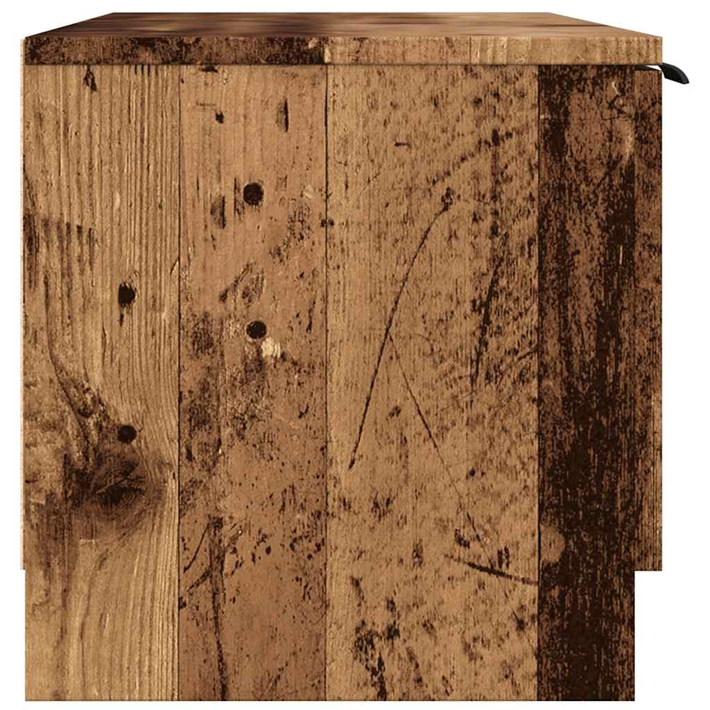 vidaXL Szafka pod telewizor, stare drewno, 102x35x36,5 cm