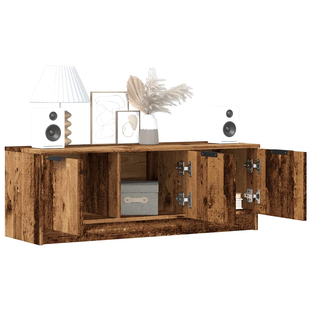 vidaXL Szafka pod telewizor, stare drewno, 102x35x36,5 cm