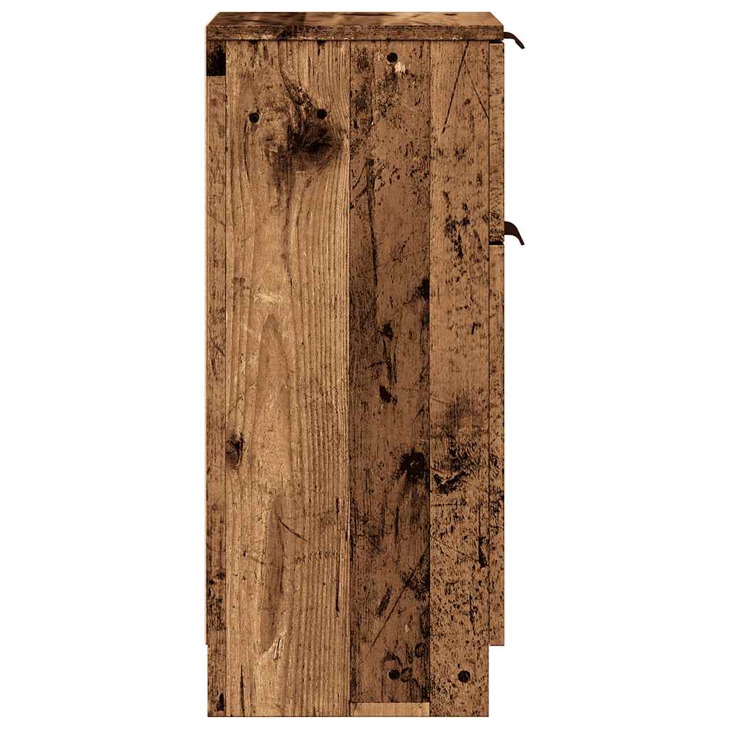 vidaXL Szafka, stare drewno, 30x30x70 cm, materiał drewnopochodny