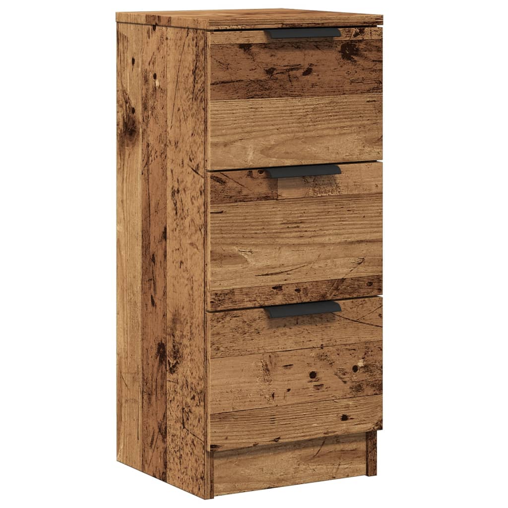 vidaXL Szafka, stare drewno, 30x30x70 cm, materiał drewnopochodny