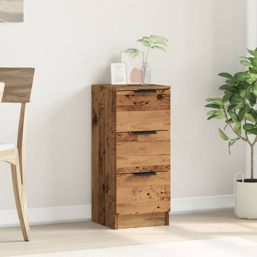 vidaXL Szafka, stare drewno, 30x30x70 cm, materiał drewnopochodny
